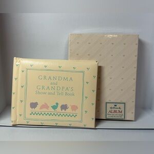 Vintage Hallmark Grandma & Grandpa’s Show and Tell Book Photo Album 1986